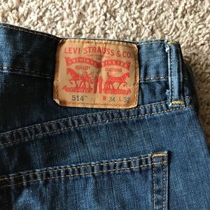 Levi Strauss 514 Straight Fit Jean